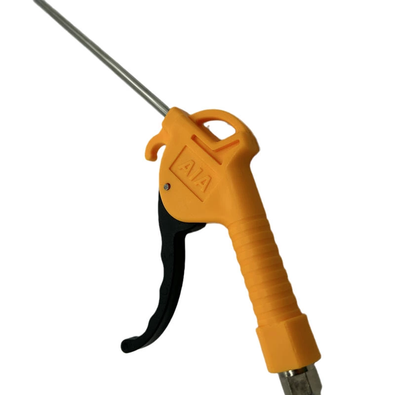 Plastic Dust Blowing Gun AR-TS-Y-L Dust Removal Air Gun, Yellow Plastic Gun Body, Stainless Steel Gun Nozzle, High Air Volume