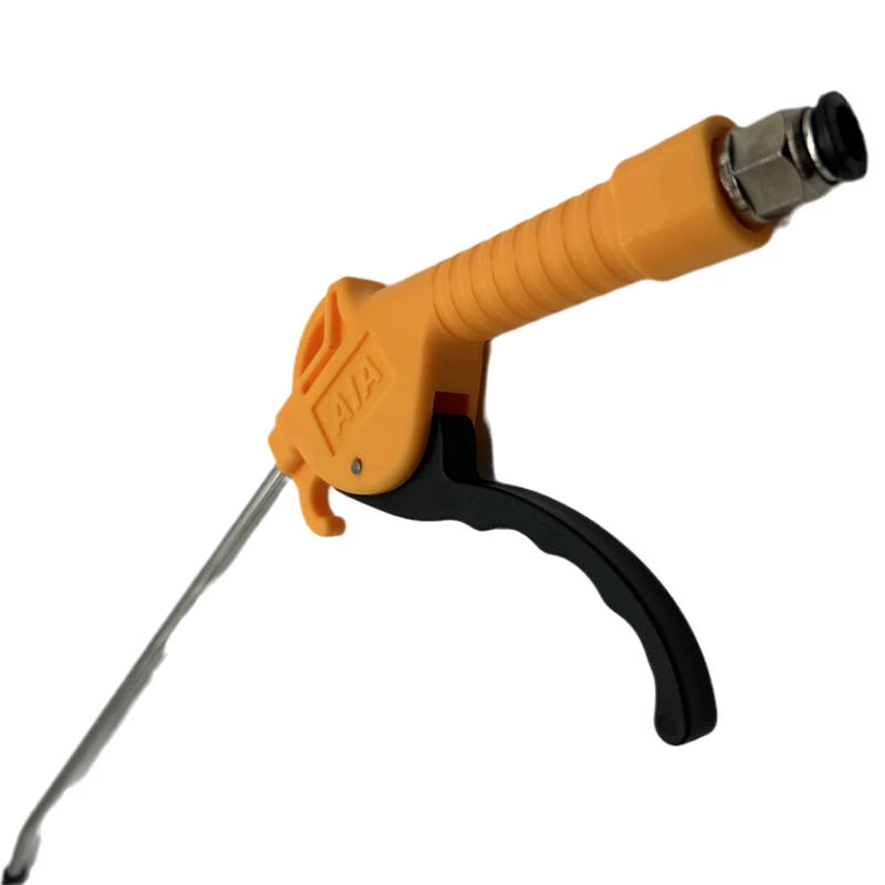 Plastic Dust Blowing Gun AR-TS-Y-L Dust Removal Air Gun, Yellow Plastic Gun Body, Stainless Steel Gun Nozzle, High Air Volume
