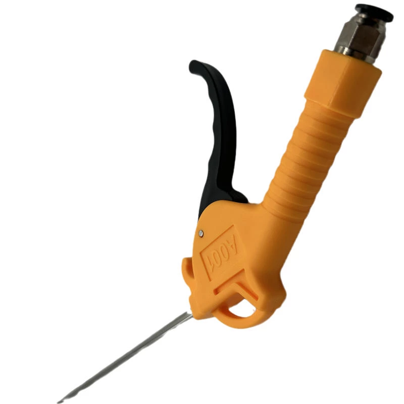 Plastic Dust Blowing Gun AR-TS-Y-L Dust Removal Air Gun, Yellow Plastic Gun Body, Stainless Steel Gun Nozzle, High Air Volume
