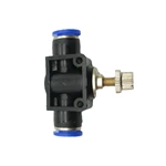 Pneumatic Gas Pipe Quick Insertion Quick Connector Pipeline Throttle Valve SA-8 Flow Adjustable Regulating Valve