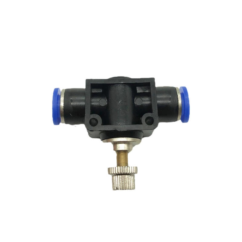 Pneumatic Gas Pipe Quick Insertion Quick Connector Pipeline Throttle Valve SA-8 Flow Adjustable Regulating Valve