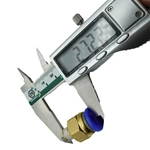 Pneumatic fitting push in quick connector fittings PL10-01