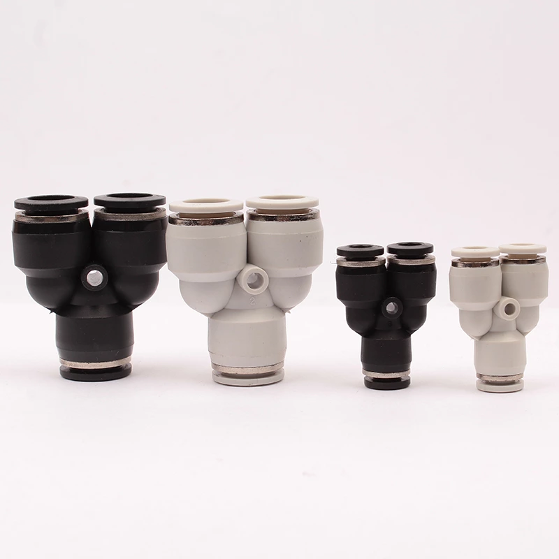 Pneumatic joint PY type three-way three-way push-in joint