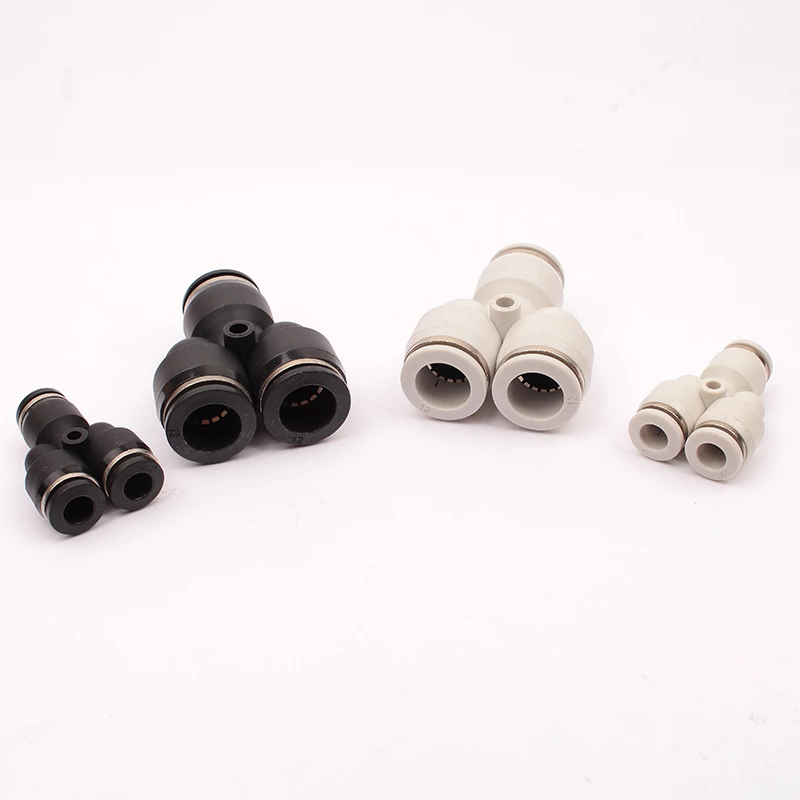 Pneumatic joint PY type three-way three-way push-in joint