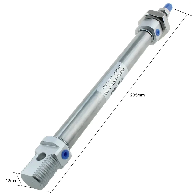 Air Cylinder Standard/Non-rotating Type Double Acting Single/Double Rod