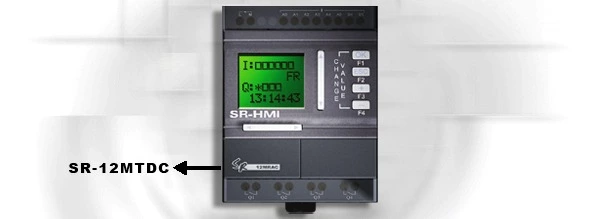 SR-12MTDC DC12/24V 8 points DC input (with 6 points analog ) , 4 points transistor output(NPN) PLC
