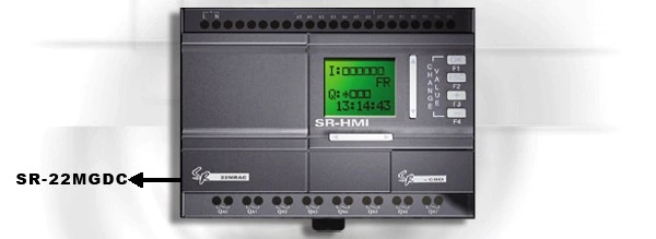 SR-22MGDC DC12/24V 14 points DC input (with 8 points analog ) , 8 points transistor output(PNP) plc controller automation