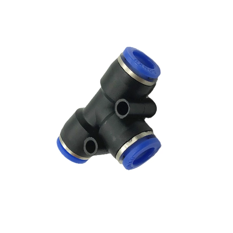 Tracheal Quick Insertion Quick Connector T-shaped Tee Reducer PE-8