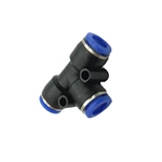 Tracheal Quick Insertion Quick Connector T-shaped Tee Reducer PE-8