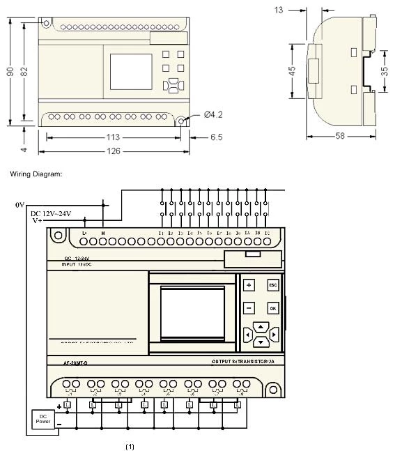 AF-20MT-D2 Programmable Logic Controller plc controller PLC