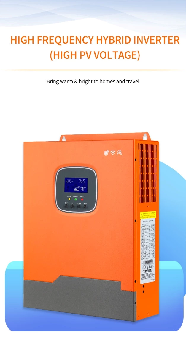 SDPO-5500W PRO photovoltaic hybrid inverter 24V-220V Hybrid solar charge inverter mppt controller charge
