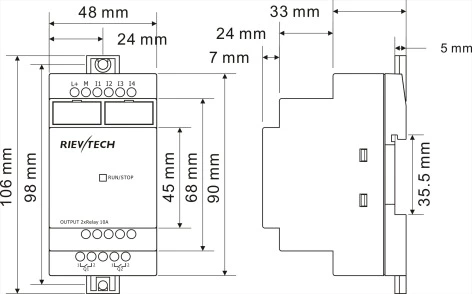 Programmable Relay Micro PLC PR6 Series Small Relay with Mini PLC