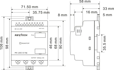XC3-24RT-E modules input output module for plc pac and dedicated programming logic controllers splitter xinjie