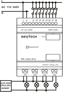 Programmable Relay Micro PLC Economic Type PR12 Series Small Relay with Non-expandable Mini PLC