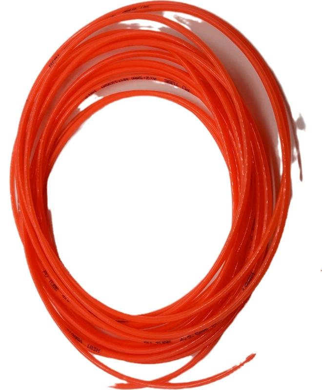 Polyurethane Tube Hose Pipe Pneumatic Pipe PU Hose Pu air hose 4 * 2.5 Orange 10 meters