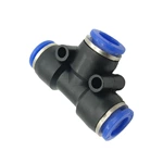 Tracheal Quick Insertion Quick Connector T-shaped Tee Reducer PE-8