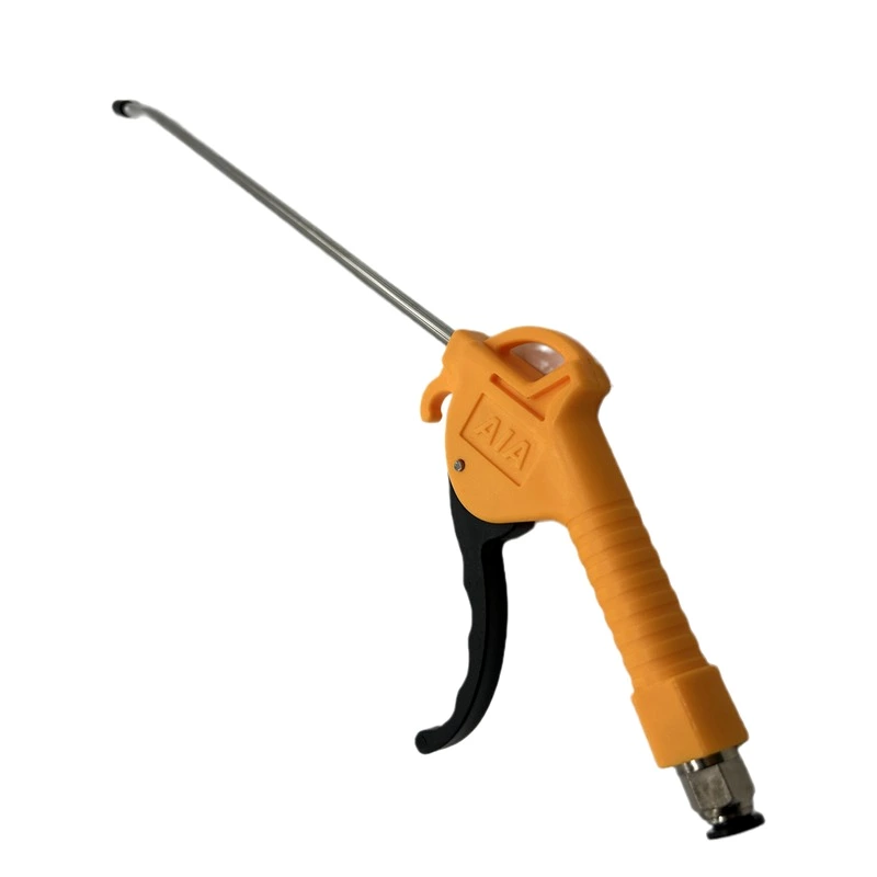 Plastic Dust Blowing Gun AR-TS-Y-L Dust Removal Air Gun, Yellow Plastic Gun Body, Stainless Steel Gun Nozzle, High Air Volume