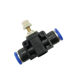 Pneumatic Gas Pipe Quick Insertion Quick Connector Pipeline Throttle Valve SA-8 Flow Adjustable Regulating Valve