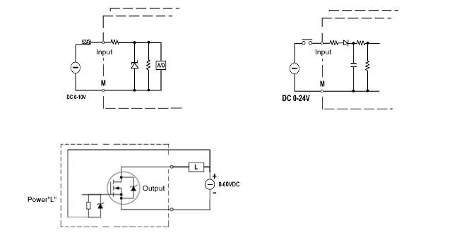 SR-12MGDC Power supply DC12-24V 8 point DC input (6 point analog) 4 point transistor (equivalent PNP) output PLC