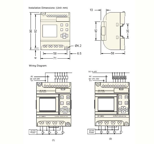 AF-10MR-D2 Programmable Logic Controller plc controller PLC