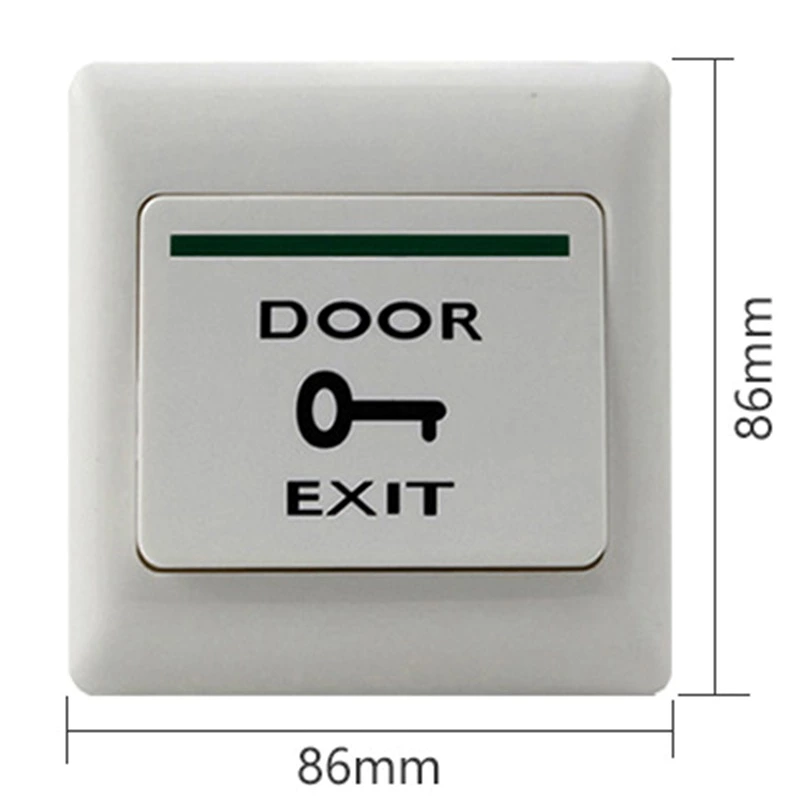 Type 86 Wall Hotel Residence Self-resetting Type One Door Opening Control Area Access Control Switch with Night Light