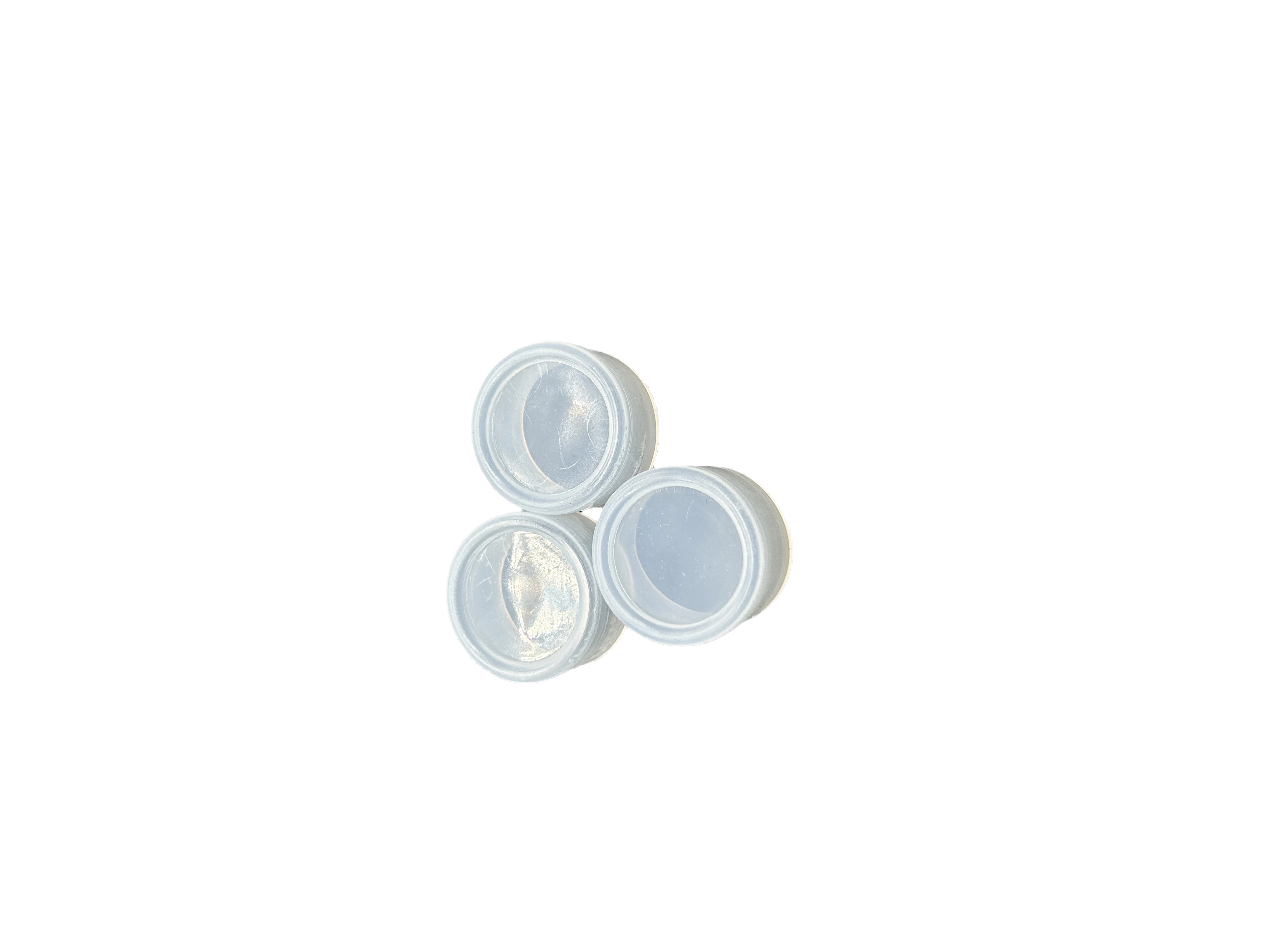 Circular silicone sleeve 22mm button waterproof cap, dustproof switch protective cover, transparent white sealing leather ring