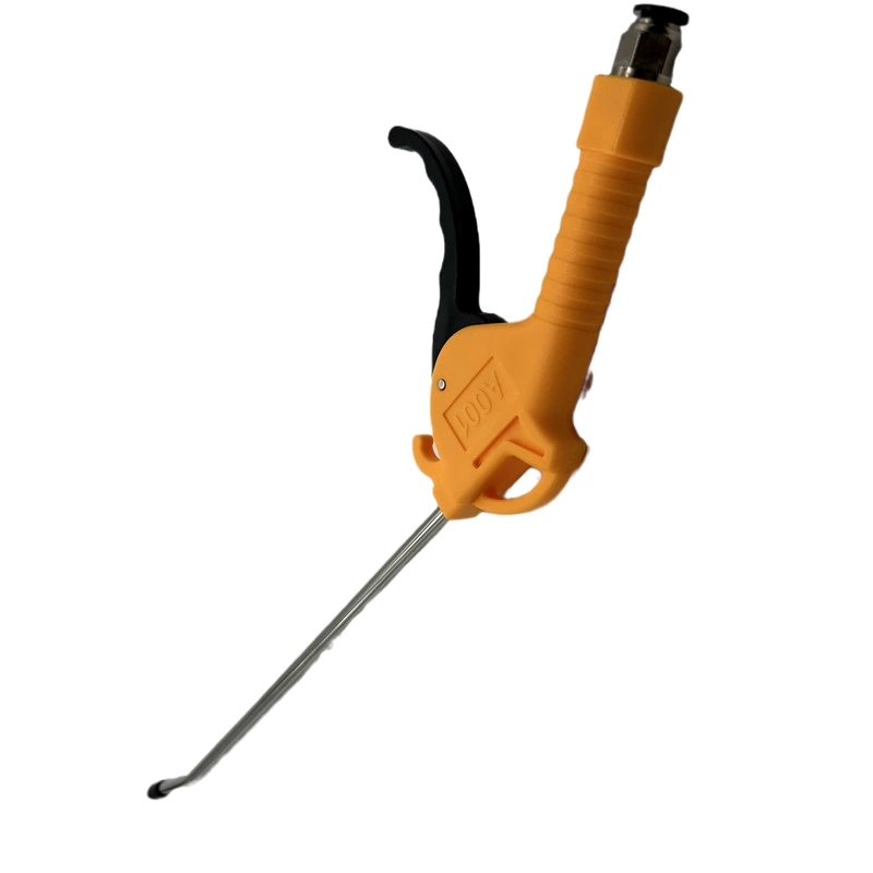 Plastic Dust Blowing Gun AR-TS-Y-L Dust Removal Air Gun, Yellow Plastic Gun Body, Stainless Steel Gun Nozzle, High Air Volume