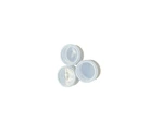 Circular silicone sleeve 22mm button waterproof cap, dustproof switch protective cover, transparent white sealing leather ring