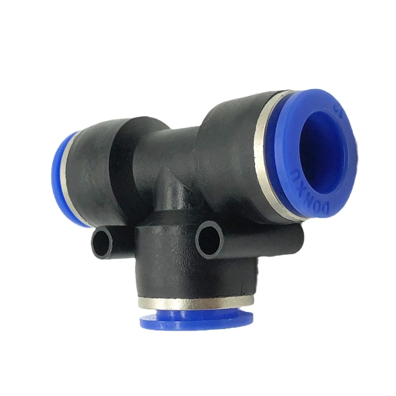 Tracheal Quick Insertion Quick Connector T-shaped Tee Reducer PE-12