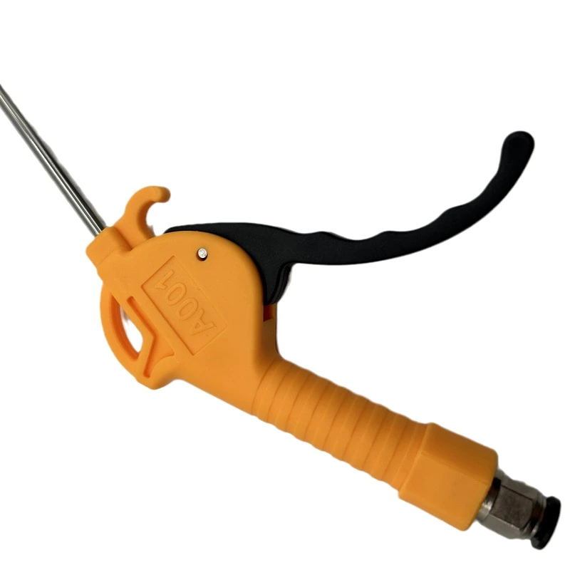 Plastic Dust Blowing Gun AR-TS-Y-L Dust Removal Air Gun, Yellow Plastic Gun Body, Stainless Steel Gun Nozzle, High Air Volume