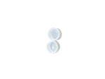 Circular silicone sleeve 22mm button waterproof cap, dustproof switch protective cover, transparent white sealing leather ring