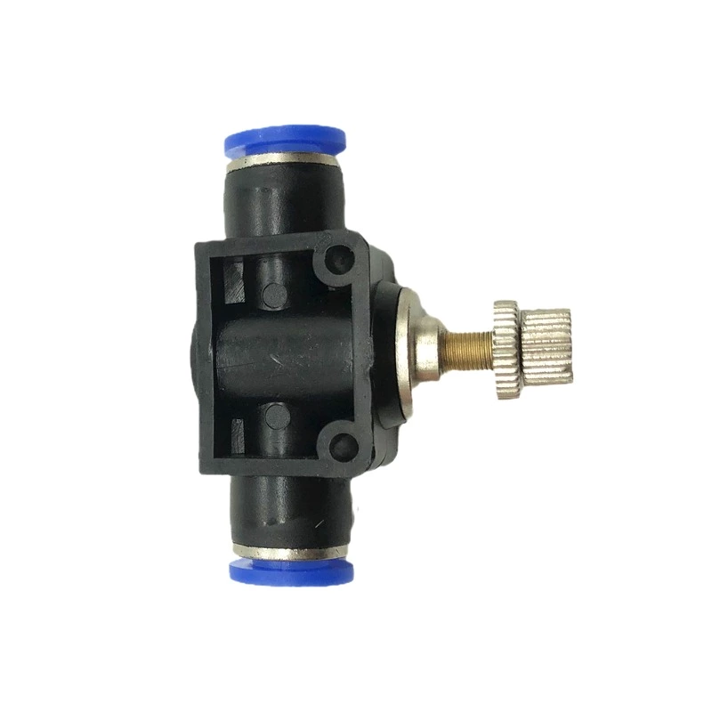 Pneumatic Gas Pipe Quick Insertion Quick Connector Pipeline Throttle Valve SA-8 Flow Adjustable Regulating Valve