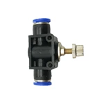 Pneumatic Gas Pipe Quick Insertion Quick Connector Pipeline Throttle Valve SA-8 Flow Adjustable Regulating Valve