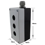LAY5-BP03 22mm 25mm hole three holes push button box control box
