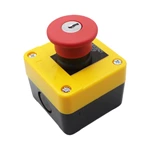 LAY5-J188H29 Industrial Electrical Button Control Box N/C with Key One Red Mushroom