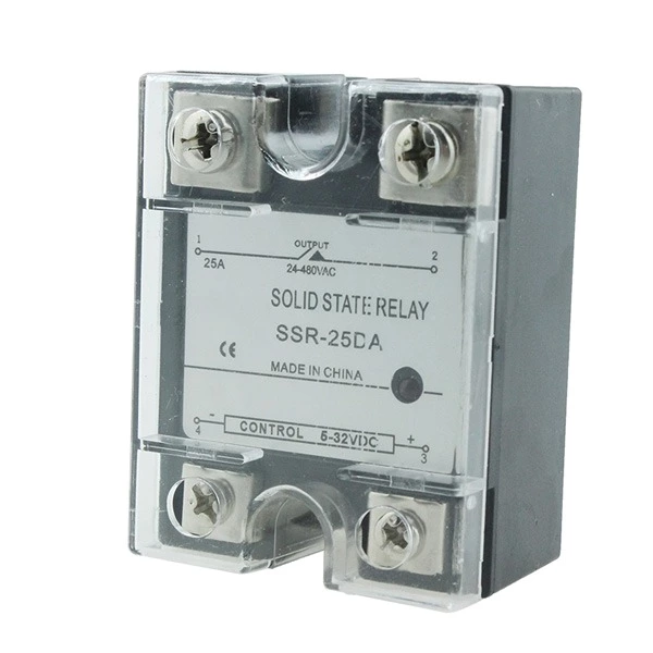SSR-25DA 25A Load Current DC To AC Solid State Relay