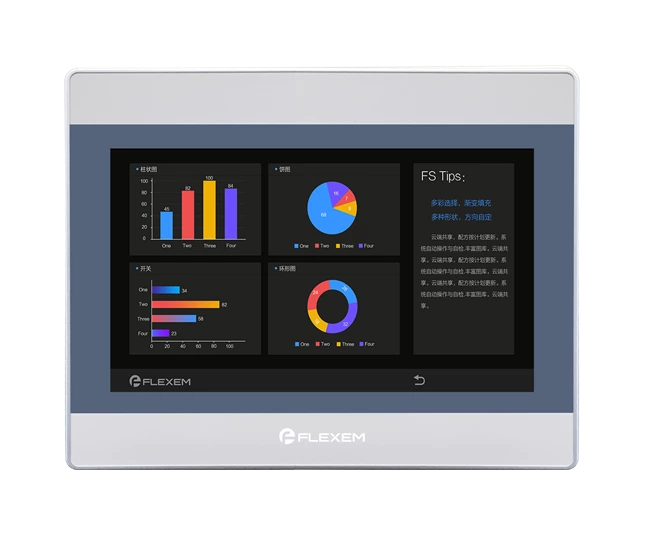 Flexem FE9100M HMI Human Machine Interface 10.1" Resistive Touchscreen