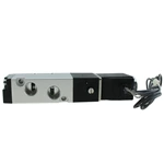 4V110-06 5/2 Way 40 Micron Filtered Control Airtac Type Air Pneumatic Solenoid Valve