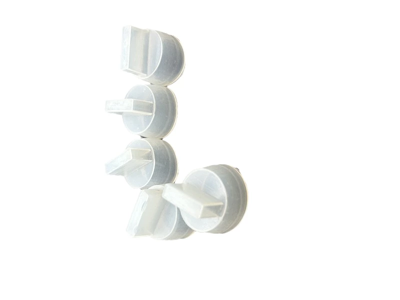 Knob silicone sleeve 16/22/30mm button waterproof cap, dustproof switch protective cover, transparent white sealing leather ring