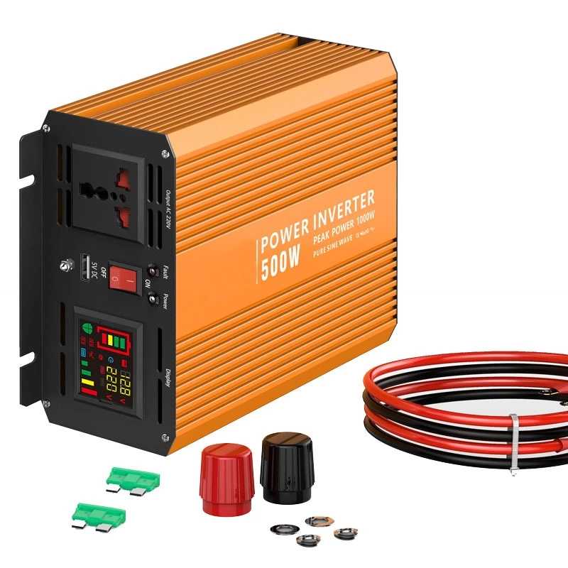 SGPI 500W/1000W 12/24VDC Double Voltage Automatic Recognition Power Inverter(color Display + Remote Control Optional)