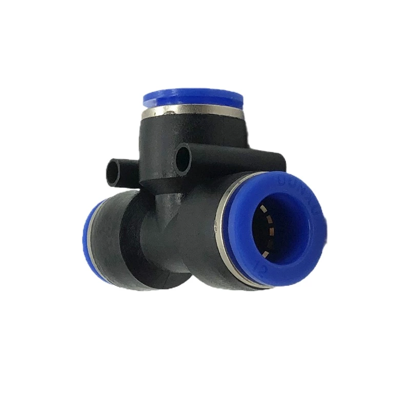 Tracheal Quick Insertion Quick Connector T-shaped Tee Reducer PE-12