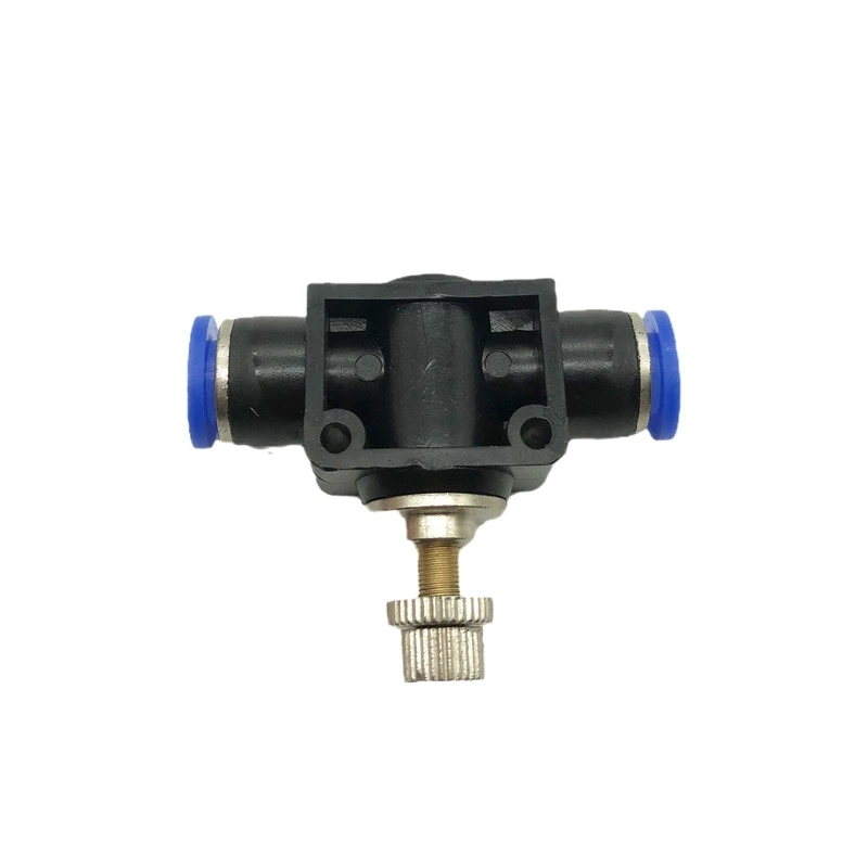 Pneumatic Gas Pipe Quick Insertion Quick Connector Pipeline Throttle Valve SA-8 Flow Adjustable Regulating Valve