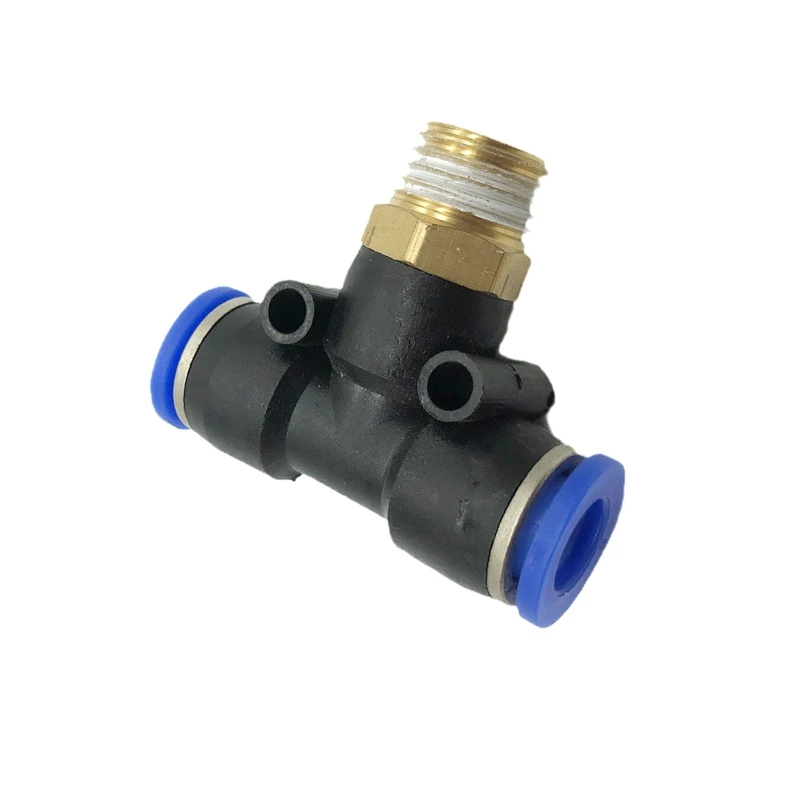 Joint Thread Positive Tee PB8-02 Gas Pipe Quick Insertion