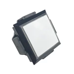 60*60 Arcade Button Game Machine with Light Button Switch White with Bracket Micro Light DC12V 3A