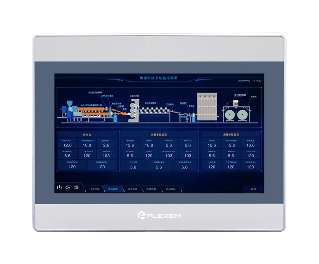 Flexem FE6100M HMI 10.1” 16:9 TFT LCD Resistive Touchscreen Human Machine Interface Resolution 1024×600
