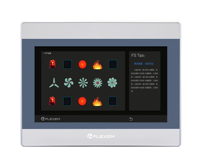 Flexem FE9100WE 10.1" Resistive Touchscreen HMI Human Machine Interface