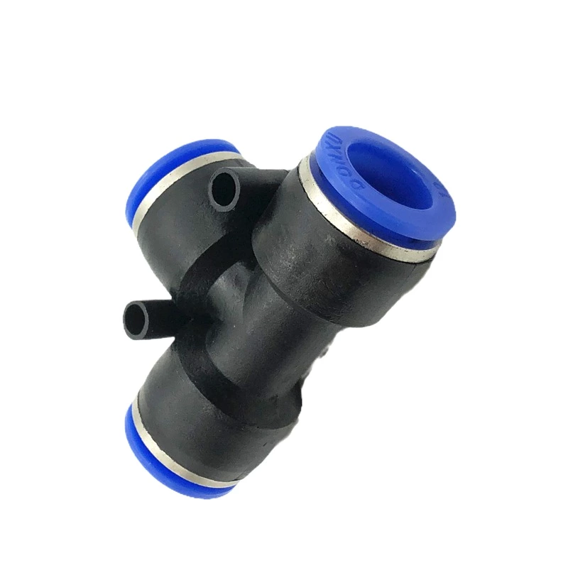 Tracheal Quick Insertion Quick Connector T-shaped Tee Reducer PE-12