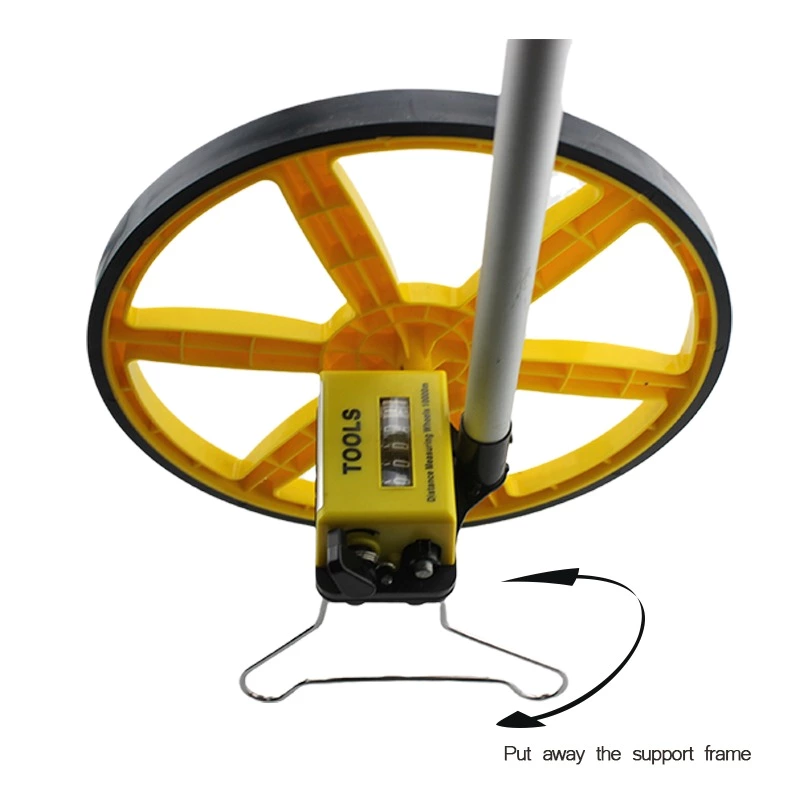 Distance measuring wheel measuring roll rule hand pushed roller type distance measuring instrument