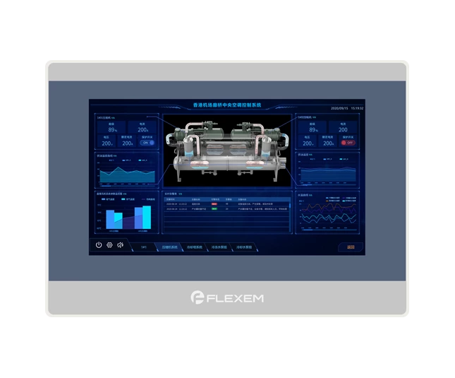 Flexem FE6070W HMI 7” 16:9 TFT LCD Resistive Touchscreen Resolution 1024×600 Human Machine Interface