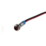 6mm Indicator light stainless steel DC3V red IP67 with 14cm wire ABI06S